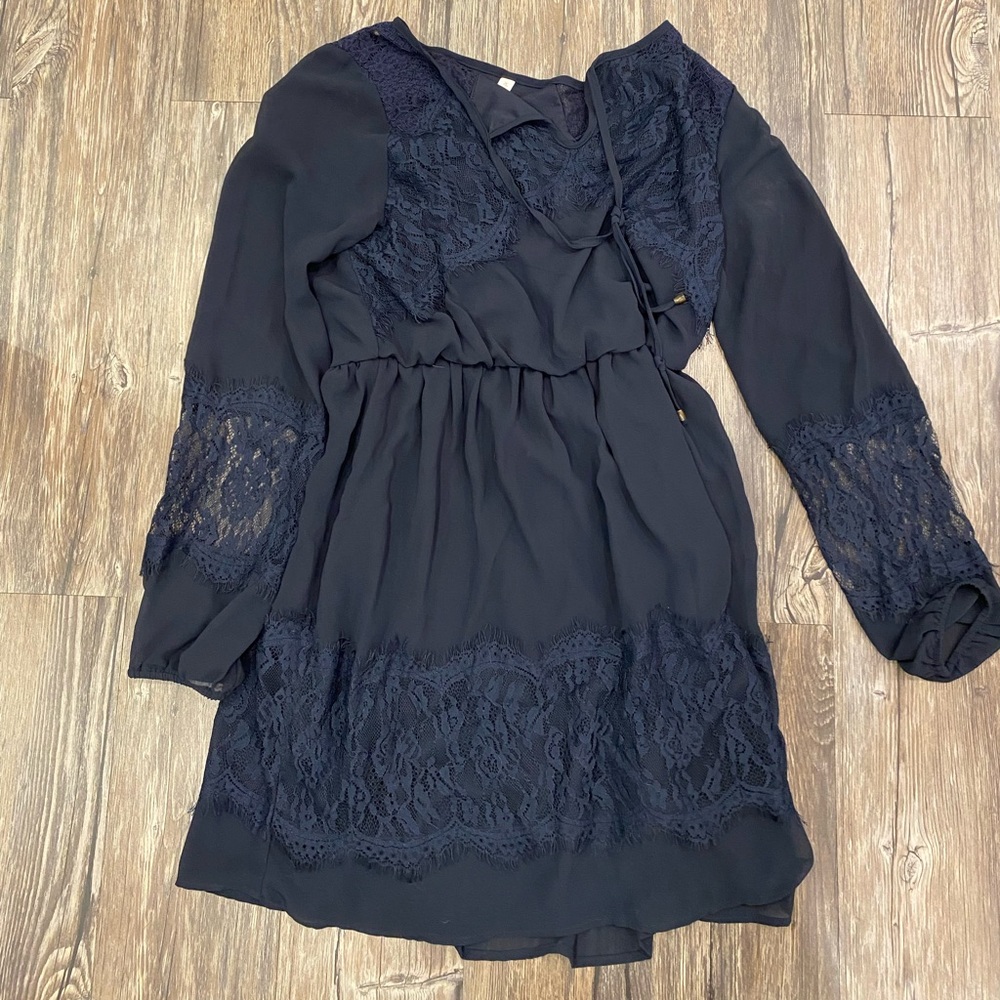 Navy blue dress